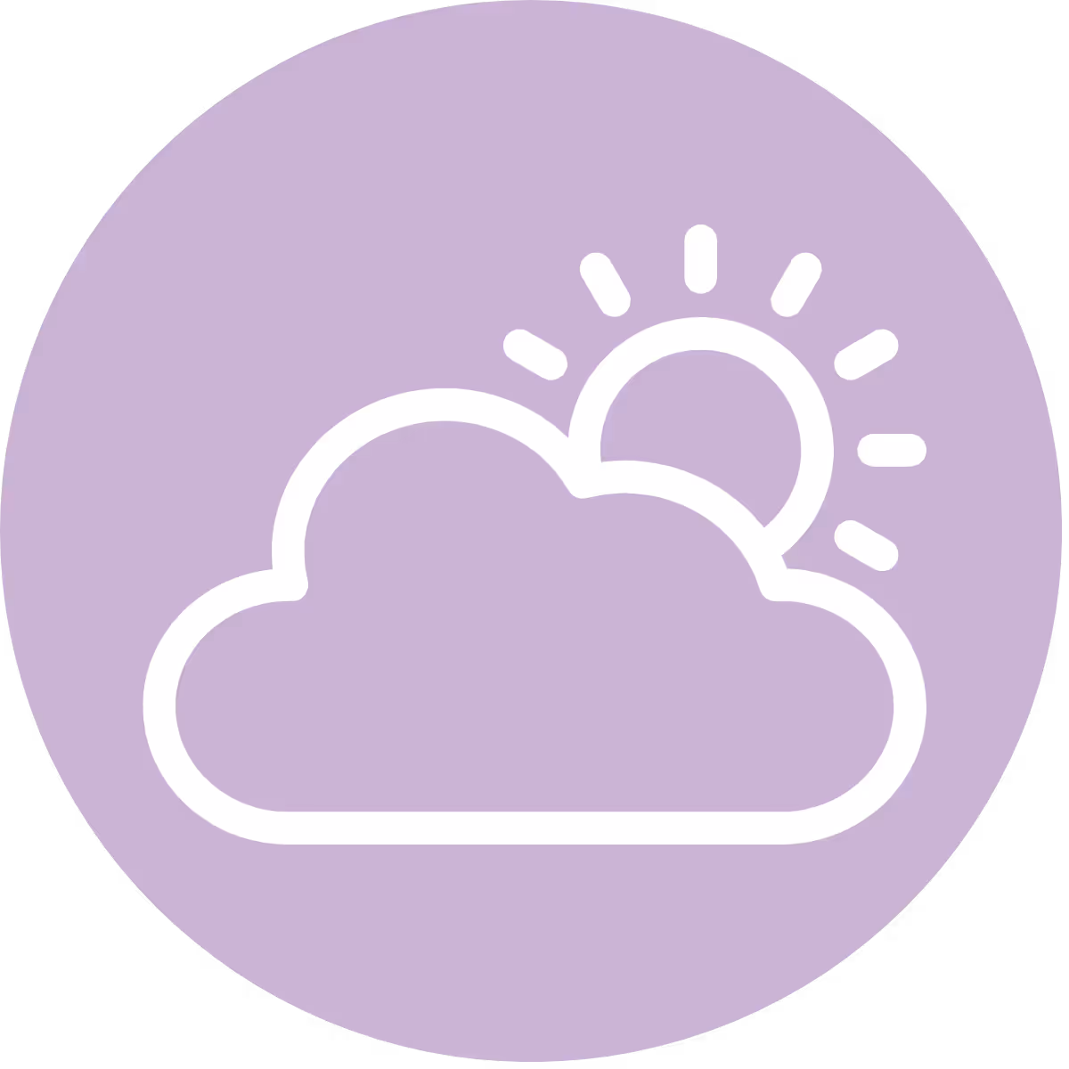 Weather-based forecasts icon