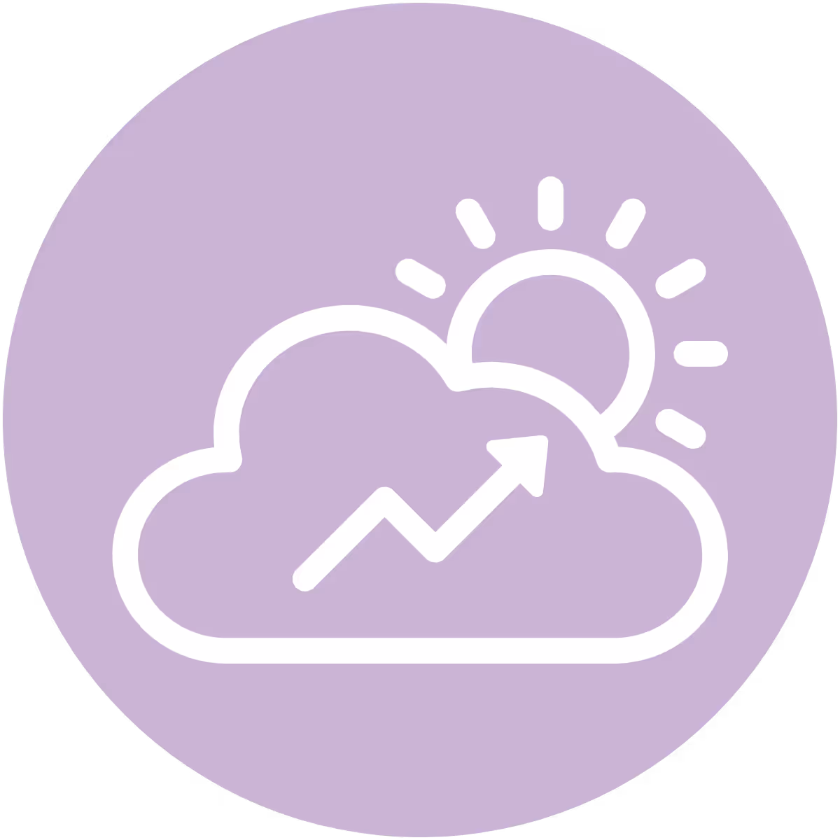 Enhanced weather-based forecasts icon