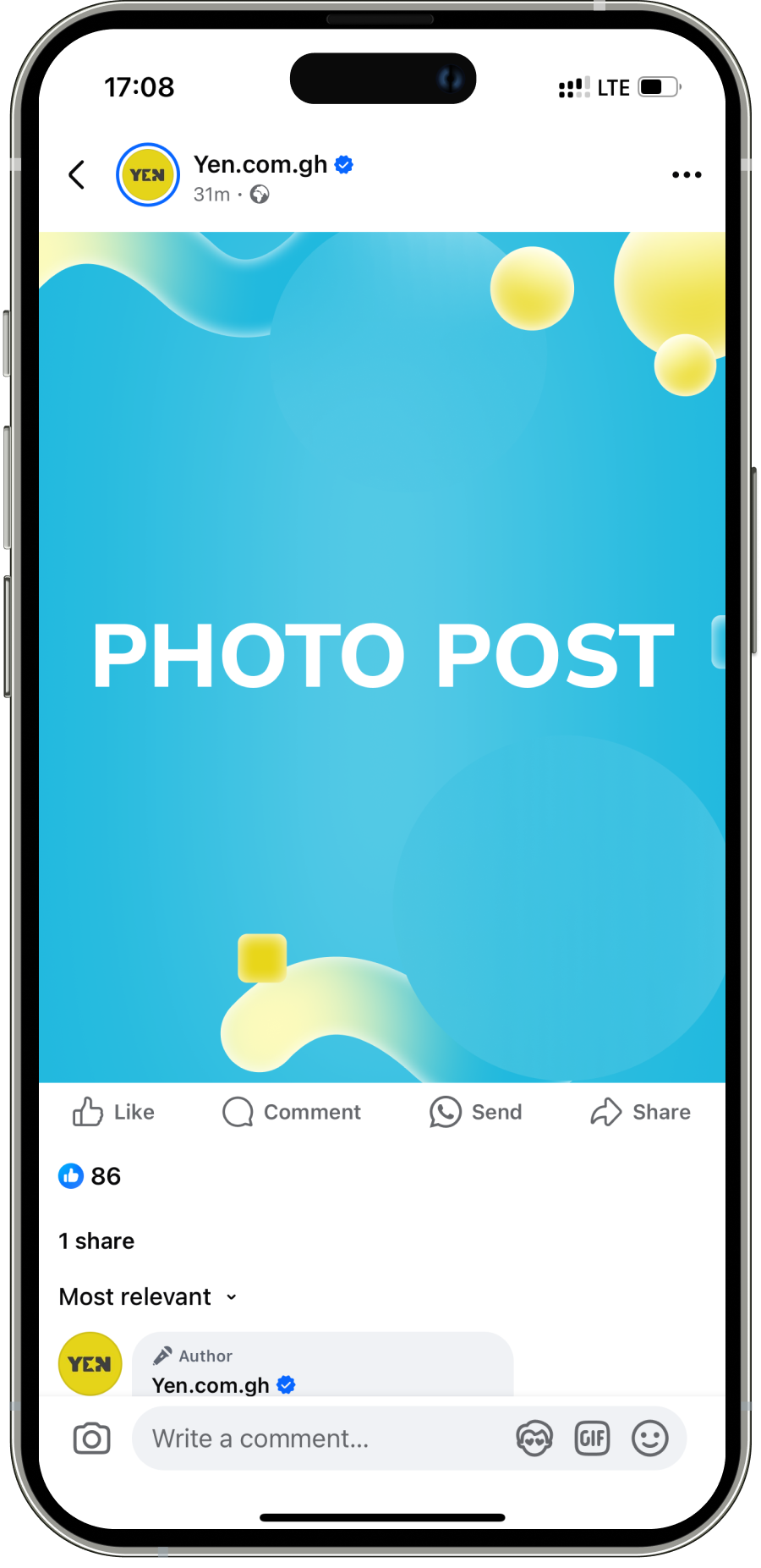 iPhone mockup