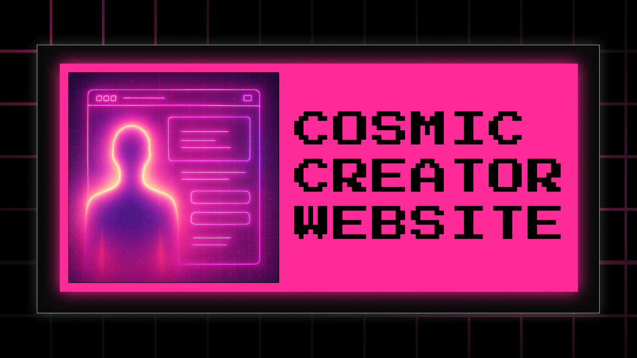 cosmic creator website