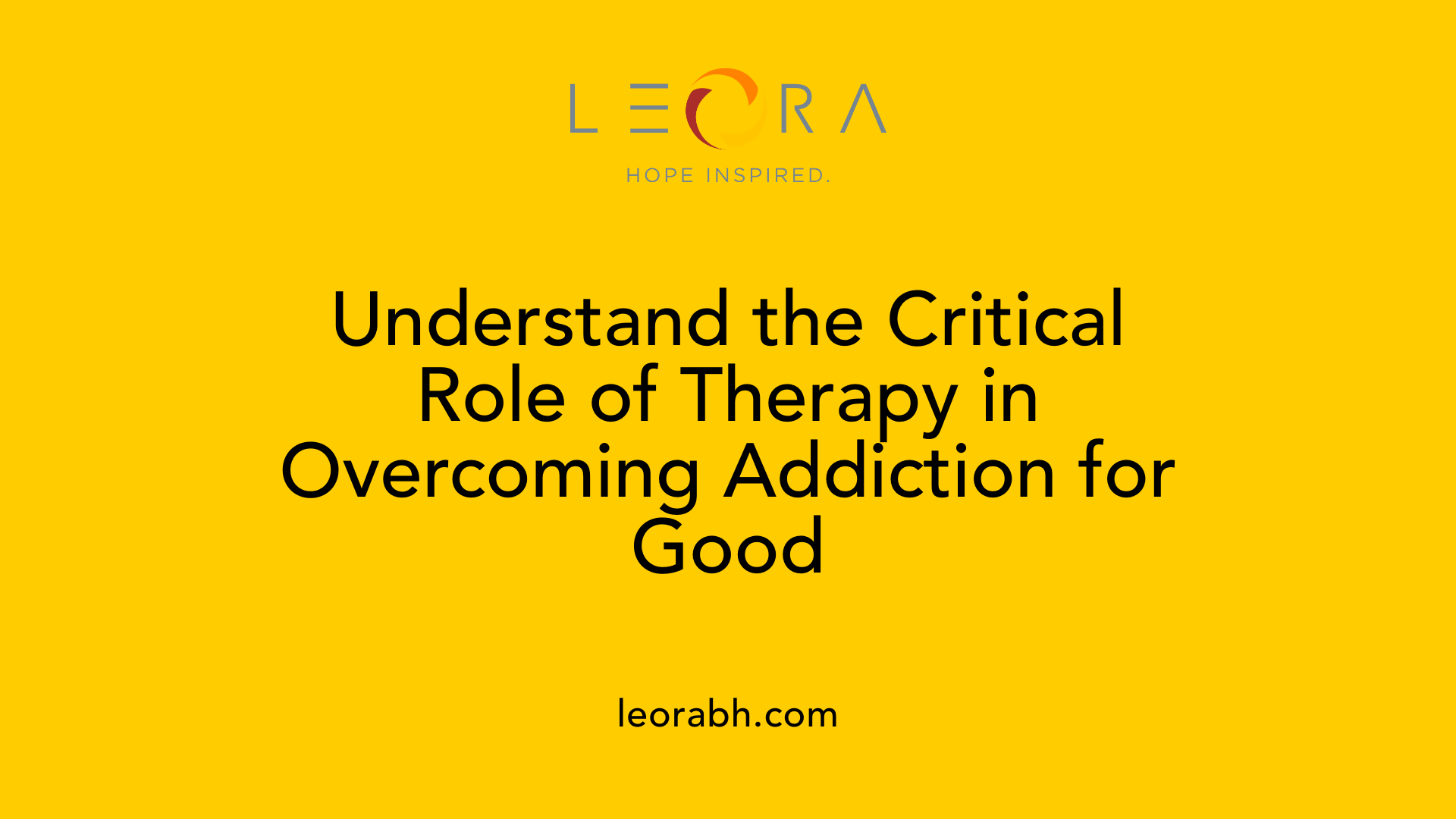 Understand the Critical Role of Therapy in Overcoming Addiction for Good