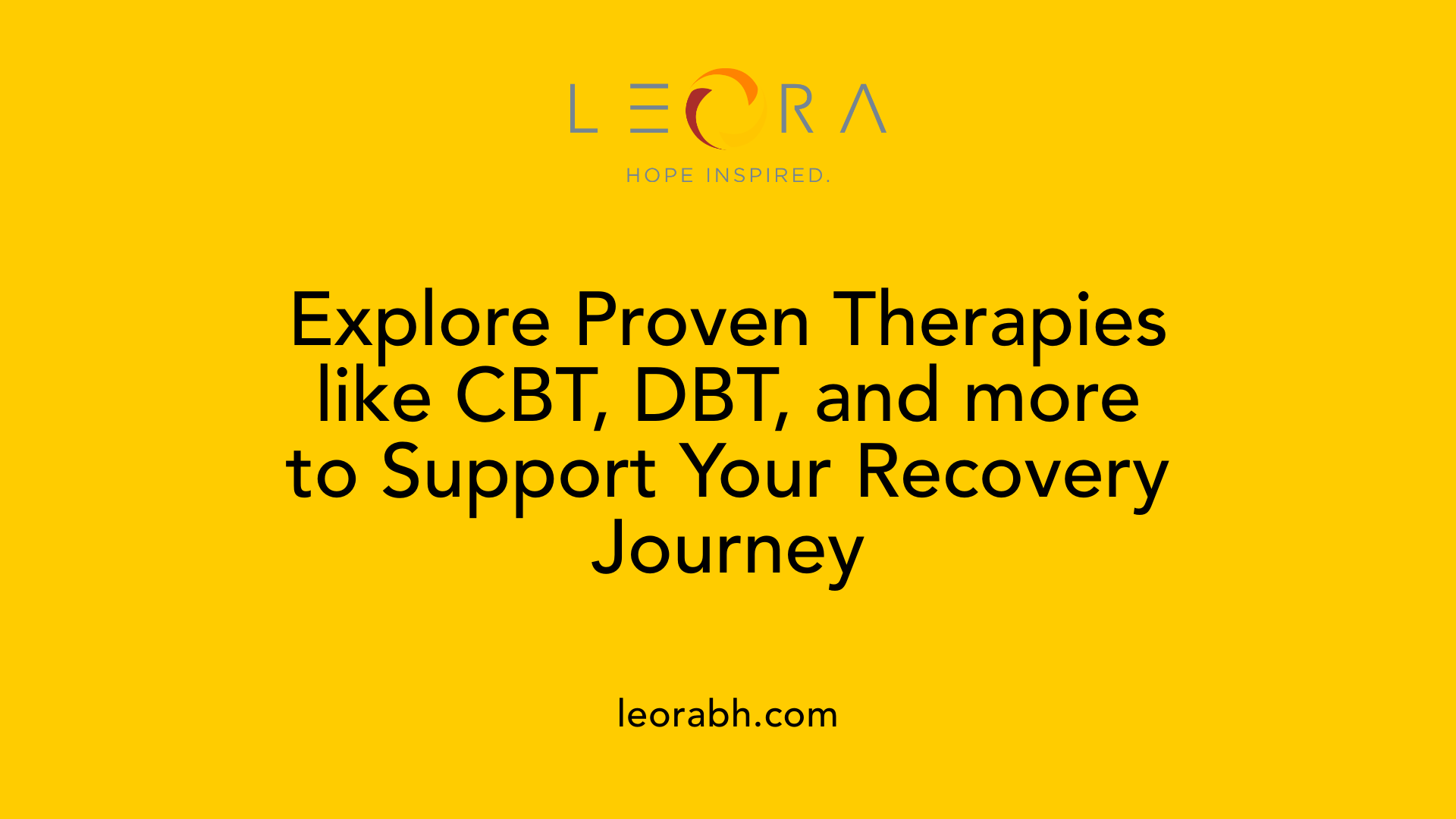 Explore Proven Therapies like CBT, DBT, and more to Support Your Recovery Journey