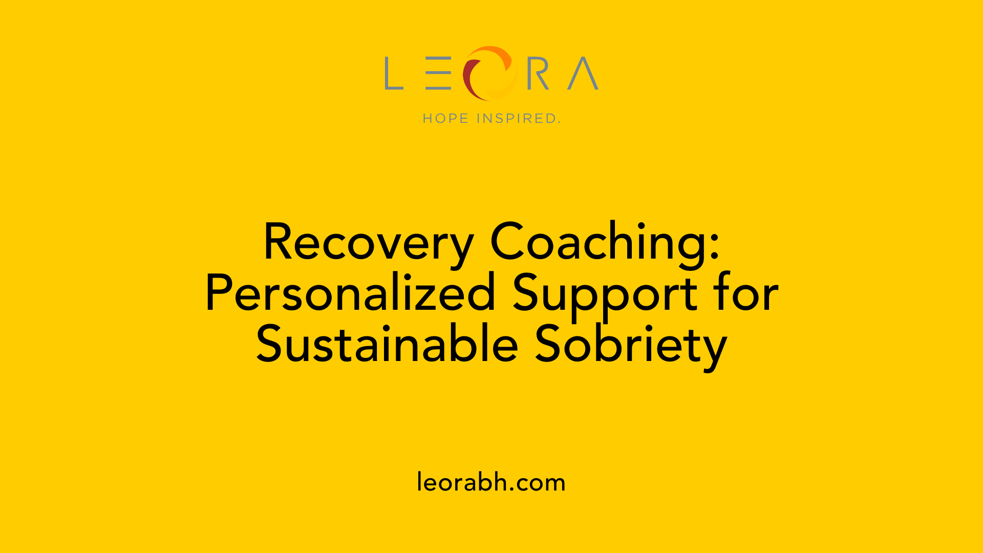 Recovery Coaching: Personalized Support for Sustainable Sobriety