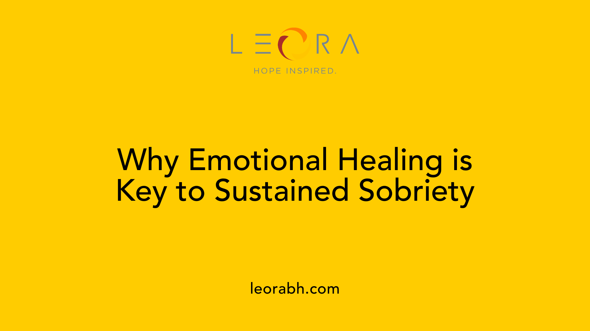 Why Emotional Healing is Key to Sustained Sobriety