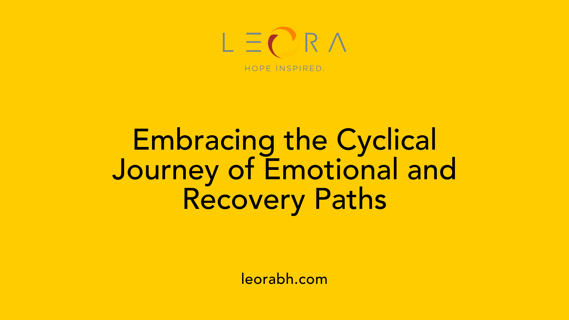 Embracing the Cyclical Journey of Emotional and Recovery Paths
