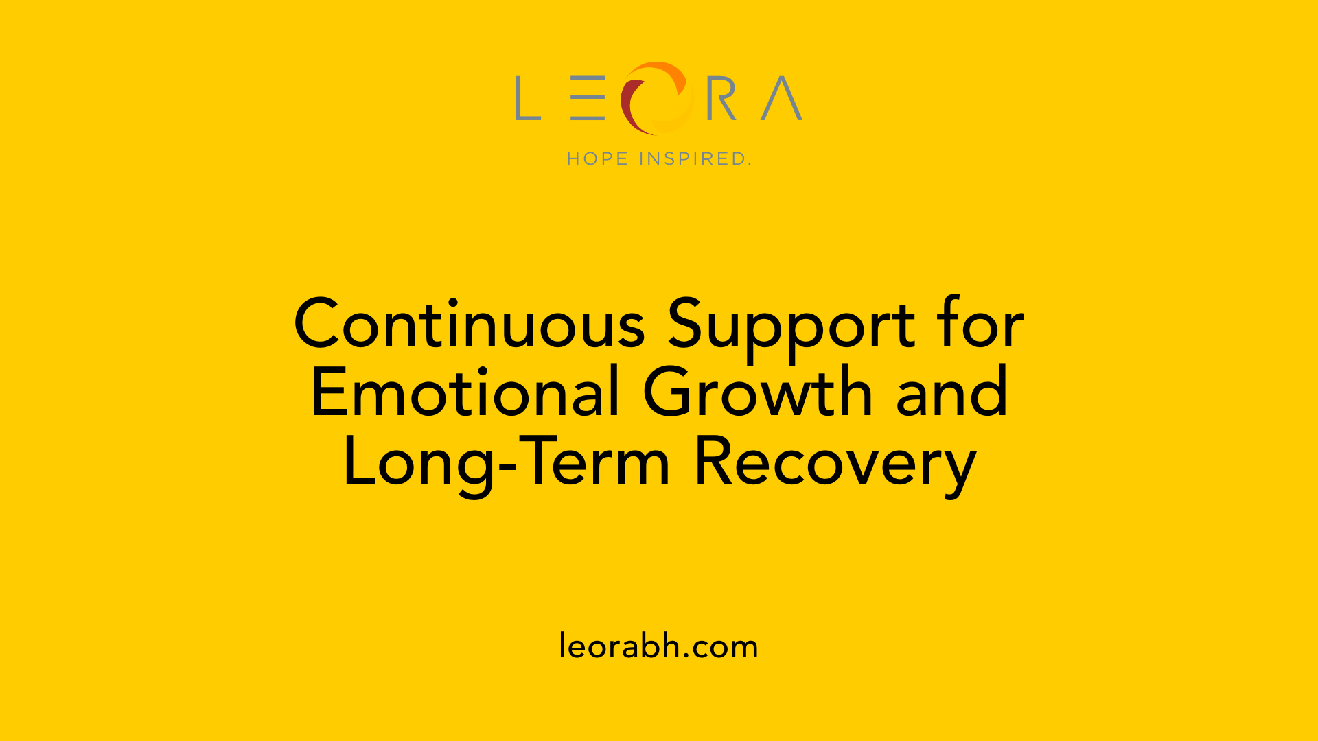 Continuous Support for Emotional Growth and Long-Term Recovery