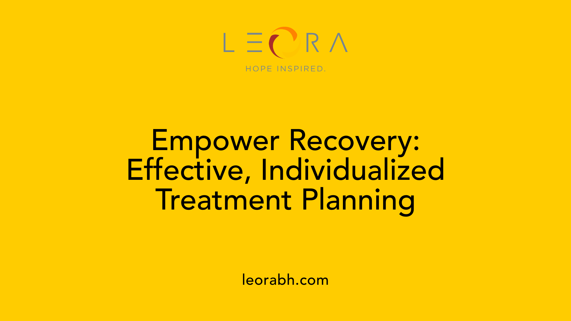 Empower Recovery: Effective, Individualized Treatment Planning