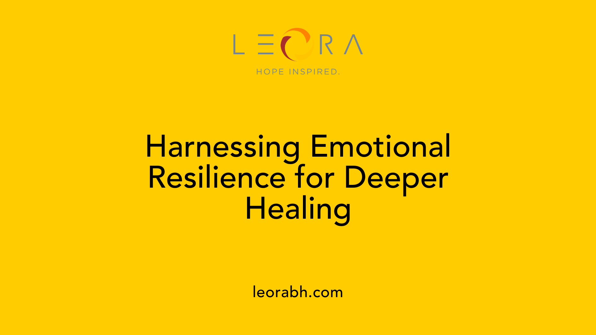 Harnessing Emotional Resilience for Deeper Healing