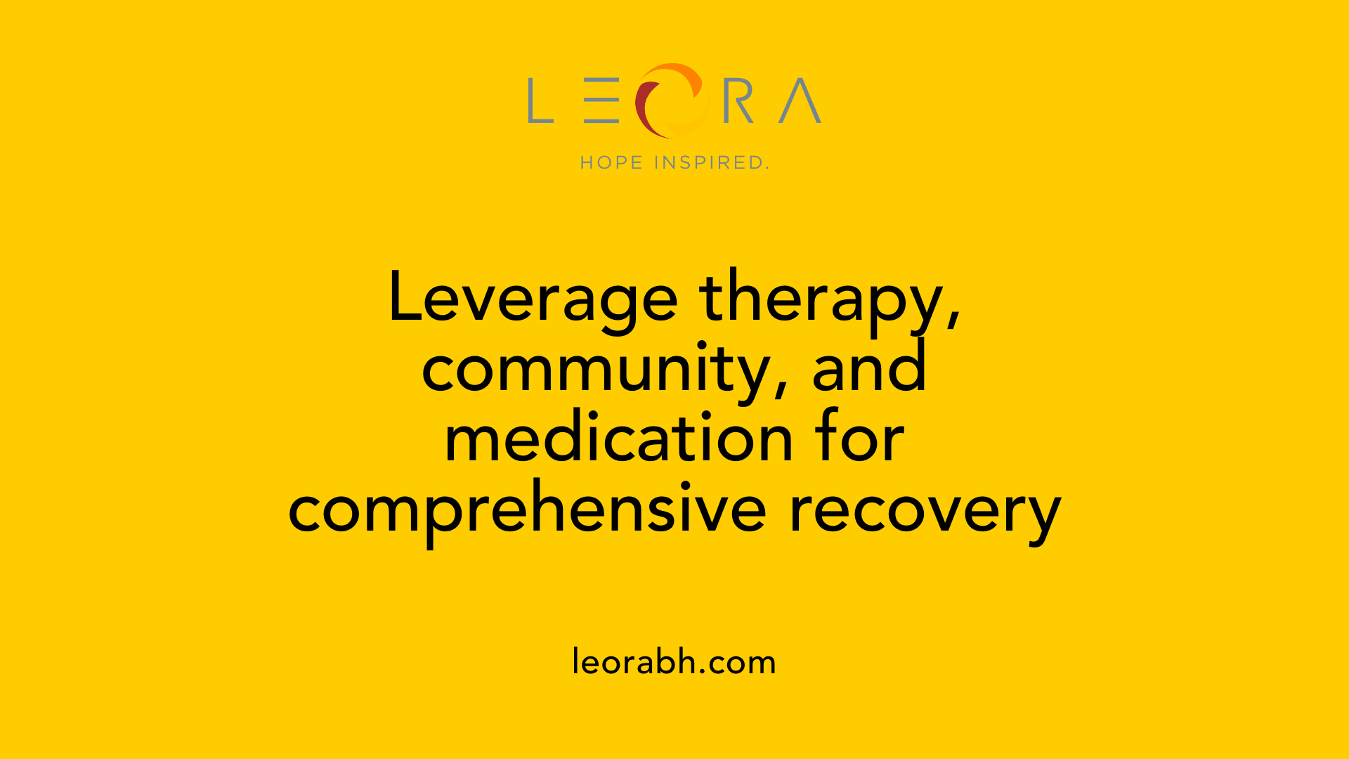 Leverage therapy, community, and medication for comprehensive recovery