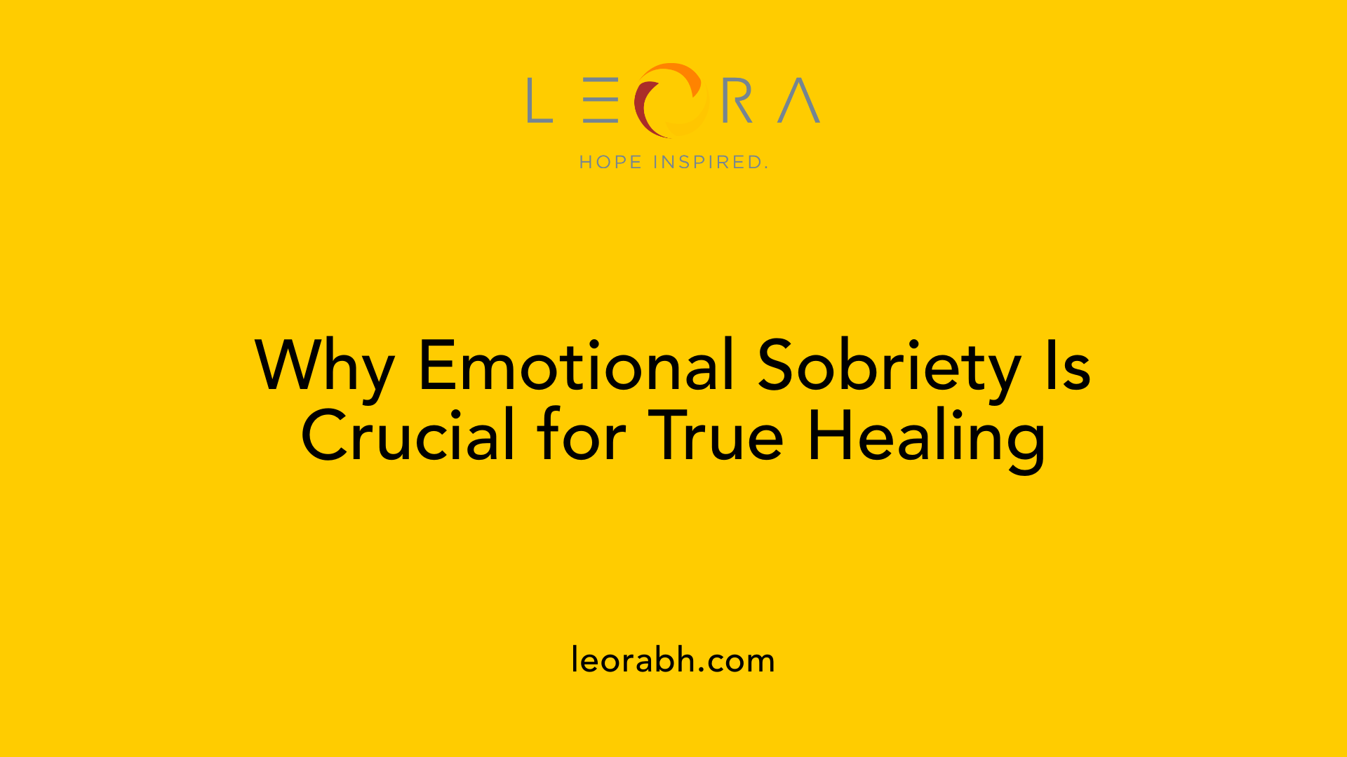 Why Emotional Sobriety Is Crucial for True Healing