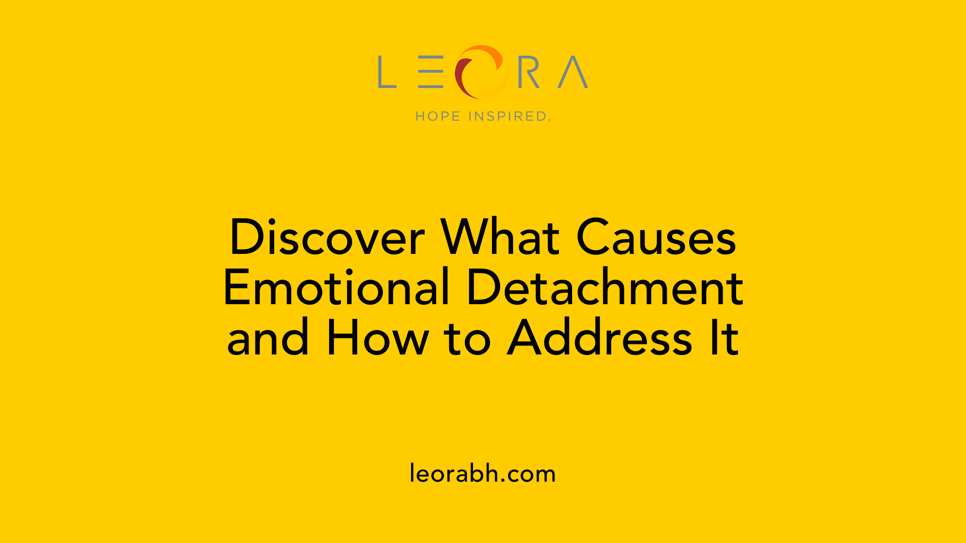Discover What Causes Emotional Detachment and How to Address It