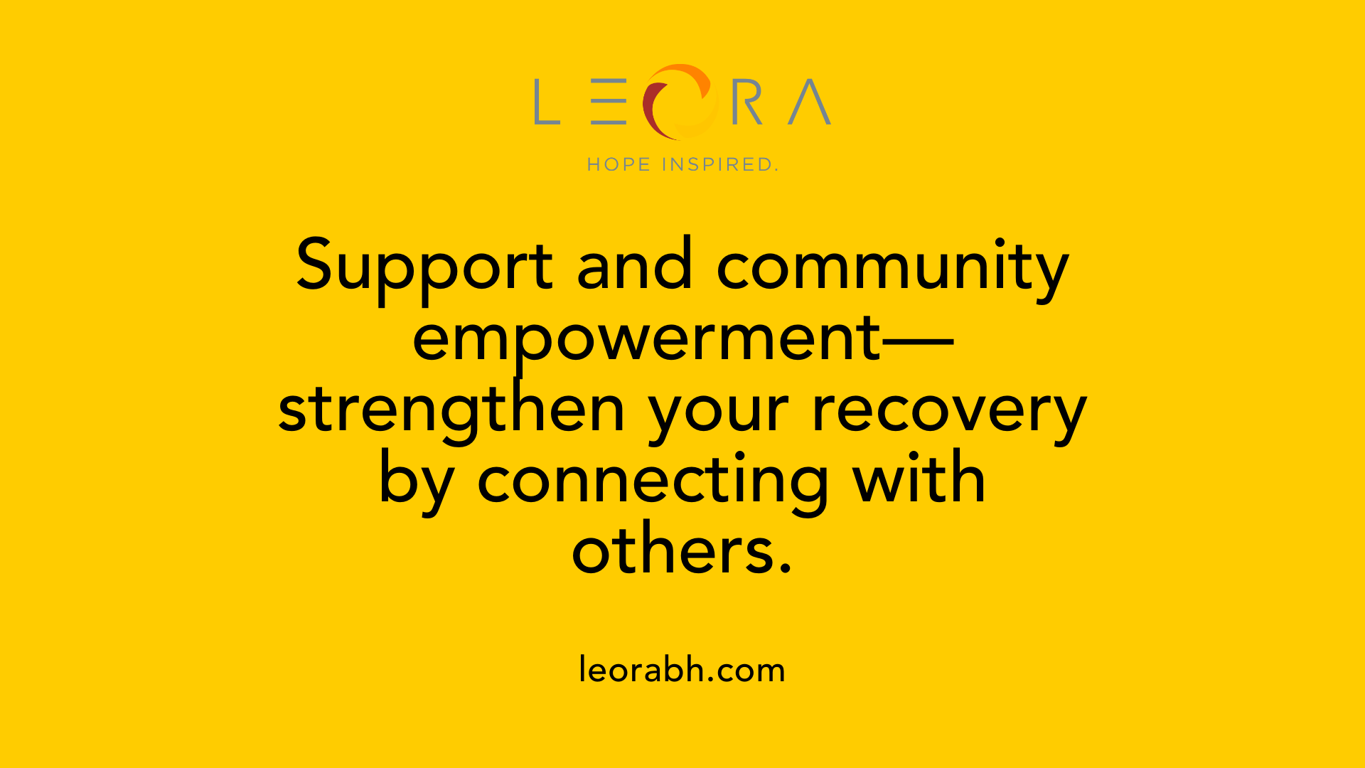 Support and community empowerment—strengthen your recovery by connecting with others.