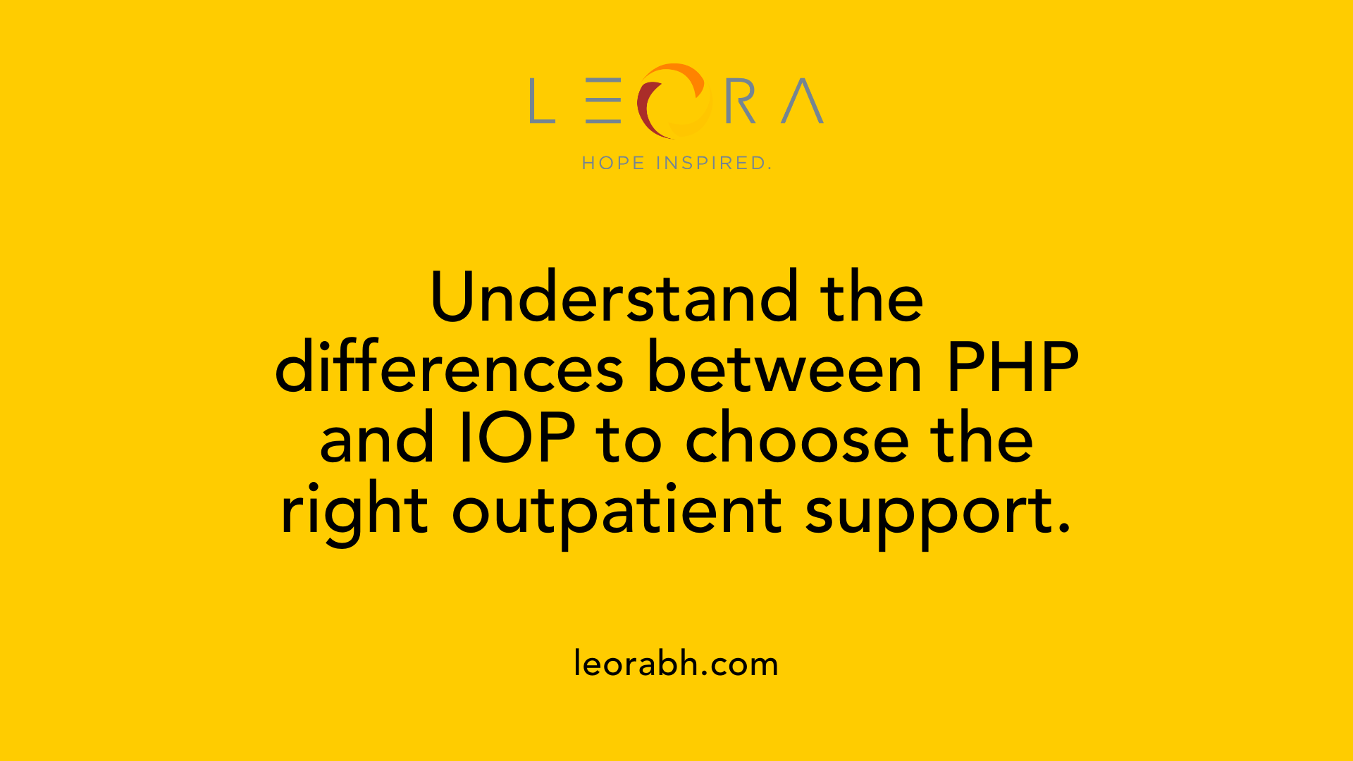 Understand the differences between PHP and IOP to choose the right outpatient support.