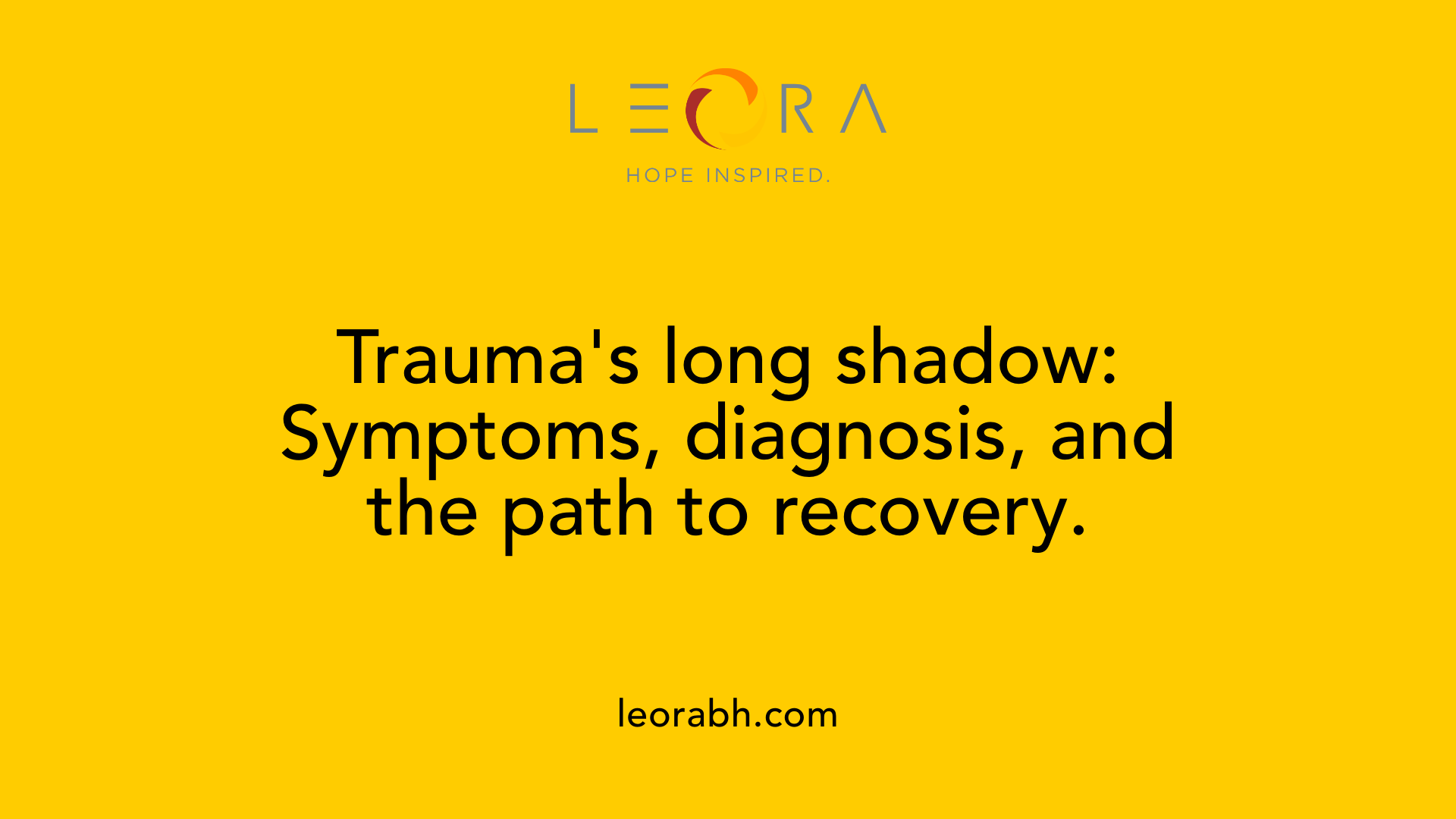 Trauma's long shadow: Symptoms, diagnosis, and the path to recovery.