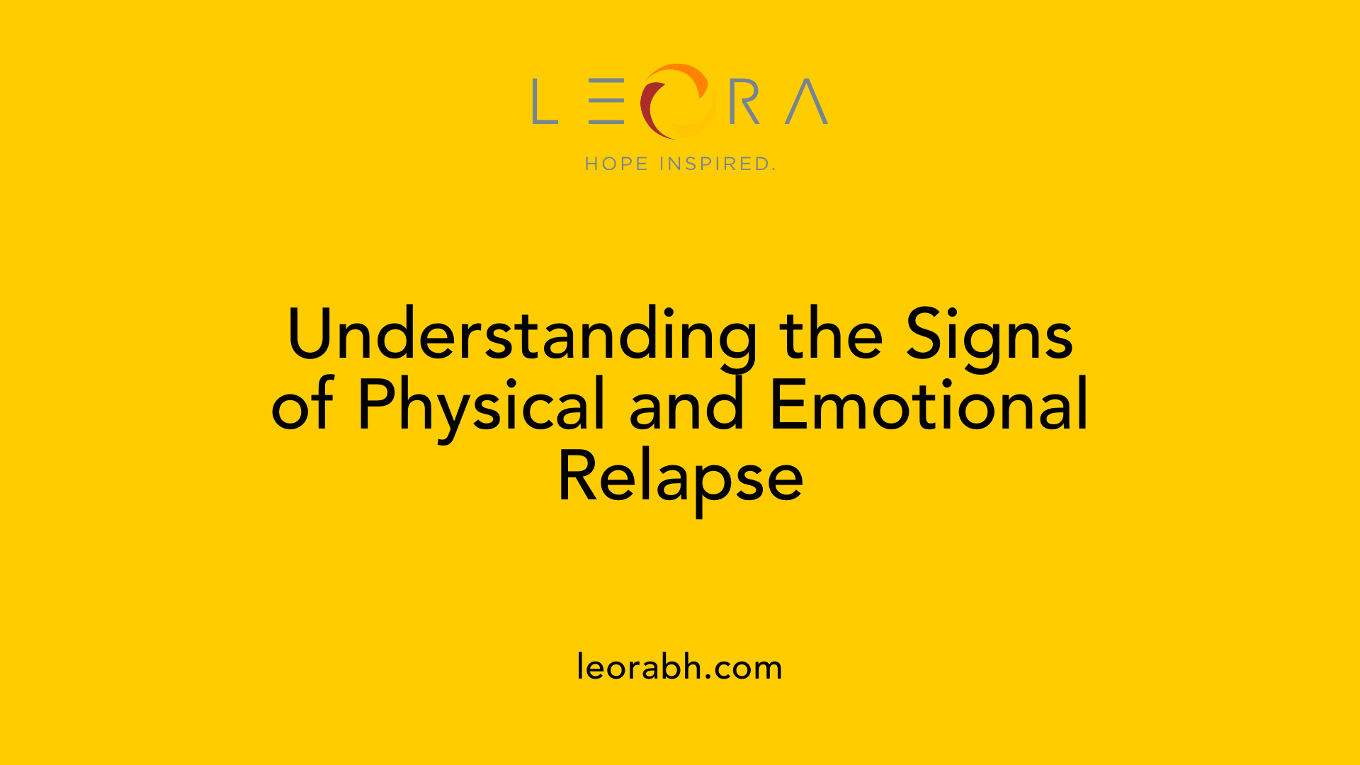 Understanding the Signs of Physical and Emotional Relapse