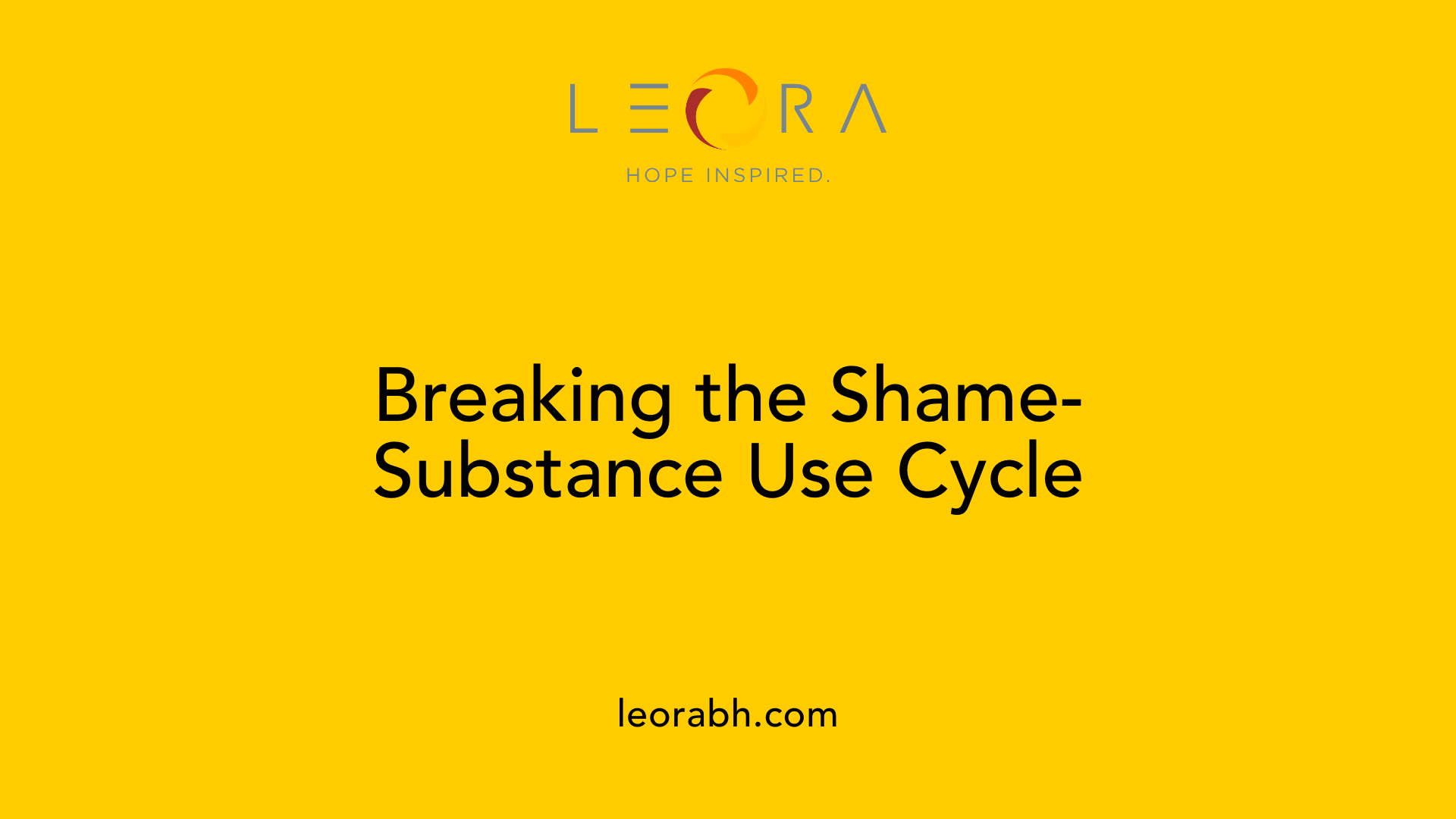 Breaking the Shame-Substance Use Cycle