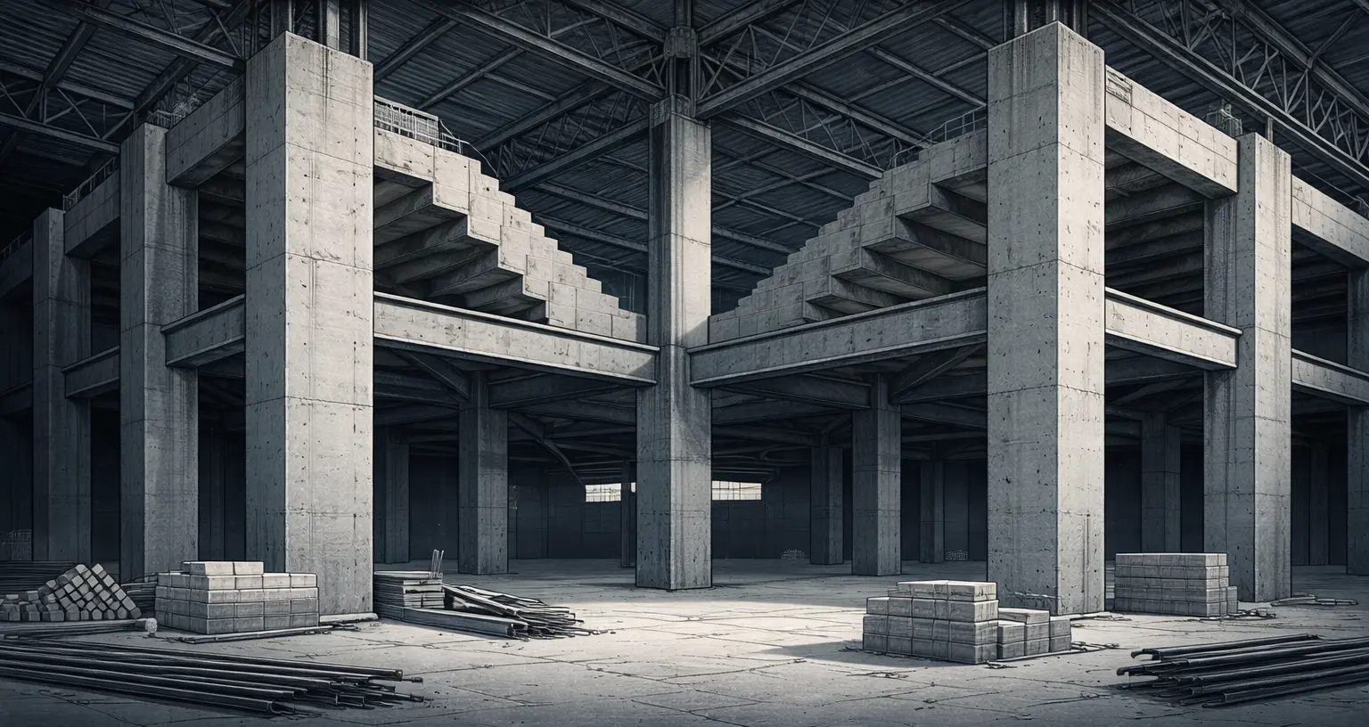 Stadium design and construction phase before stadium operations and tournament operations begin