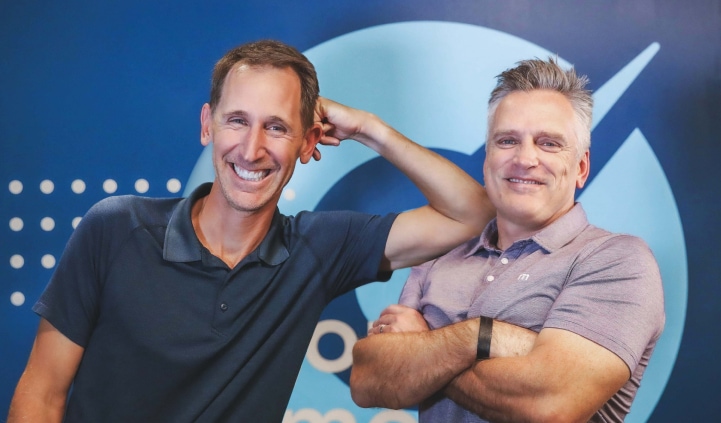 Smiling Restore employees, Jim and Steve.