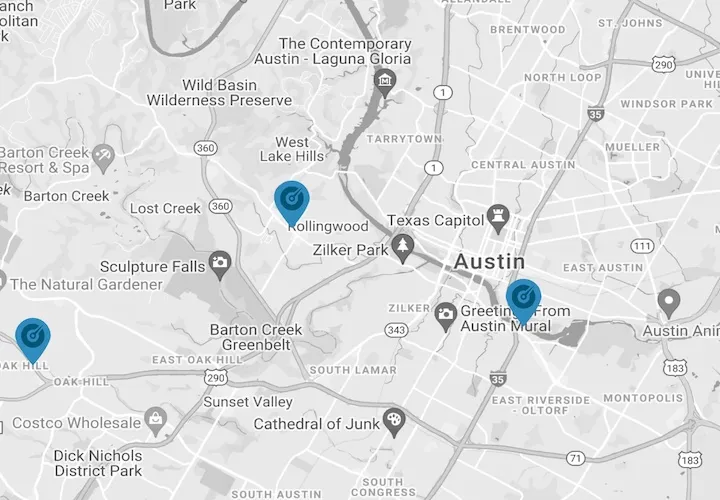 Restore Hyper Wellness locations in Austin, TX.