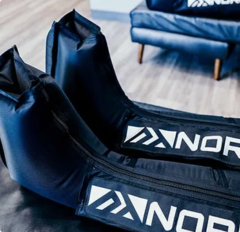 Normatec Compression for sore legs.