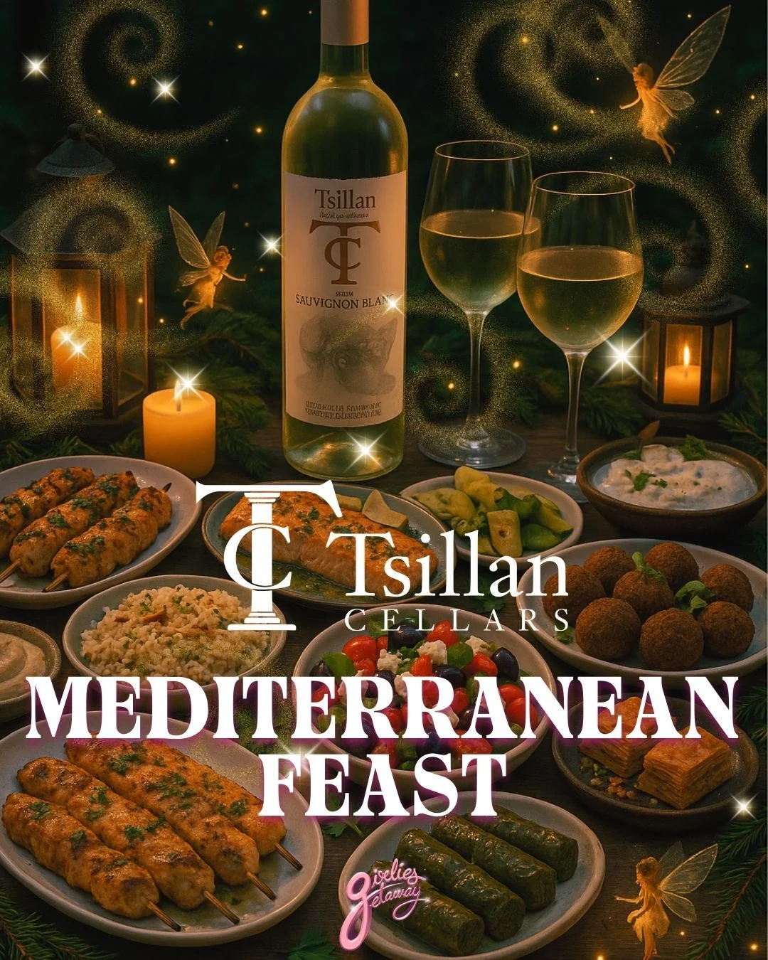 Mediterranean Feast Buffet @ Tsillan Cellars