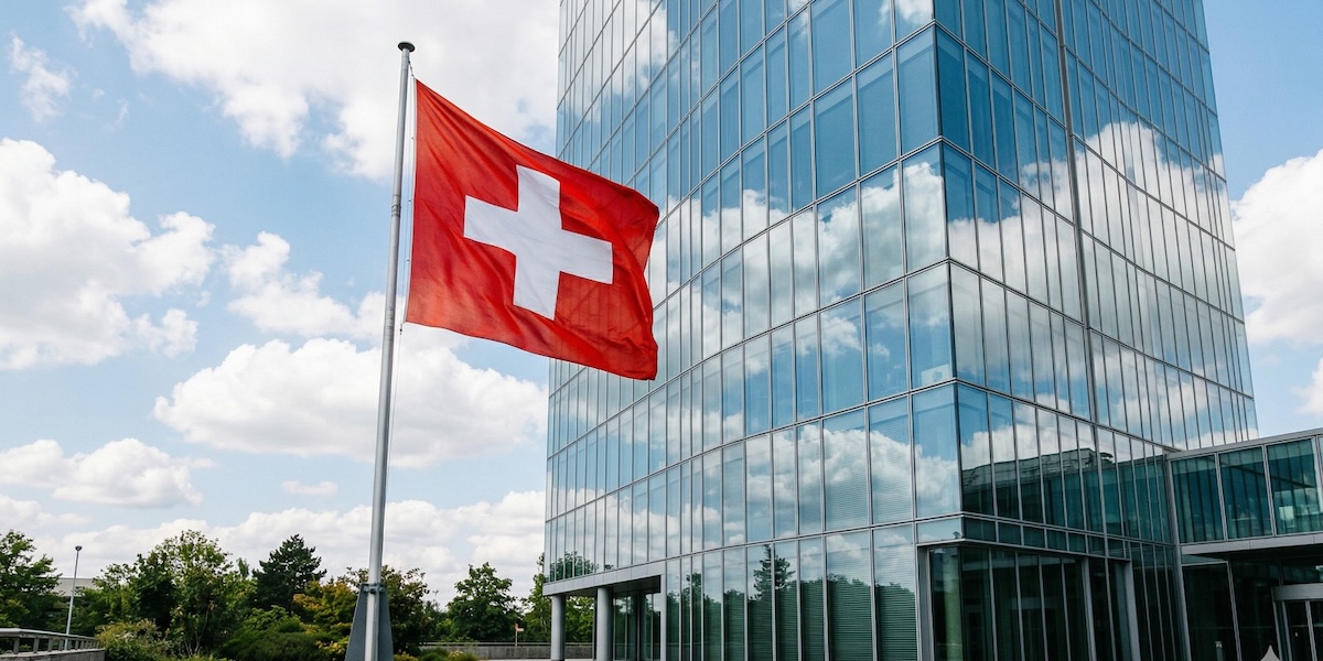 Skyscraper, Business, Swiss Flag