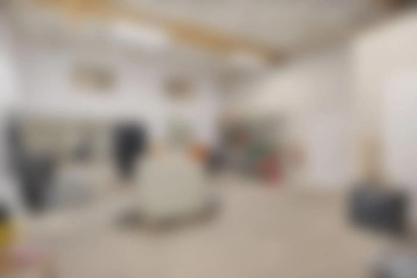 Geblurde foto van het interieur in Zwolle
