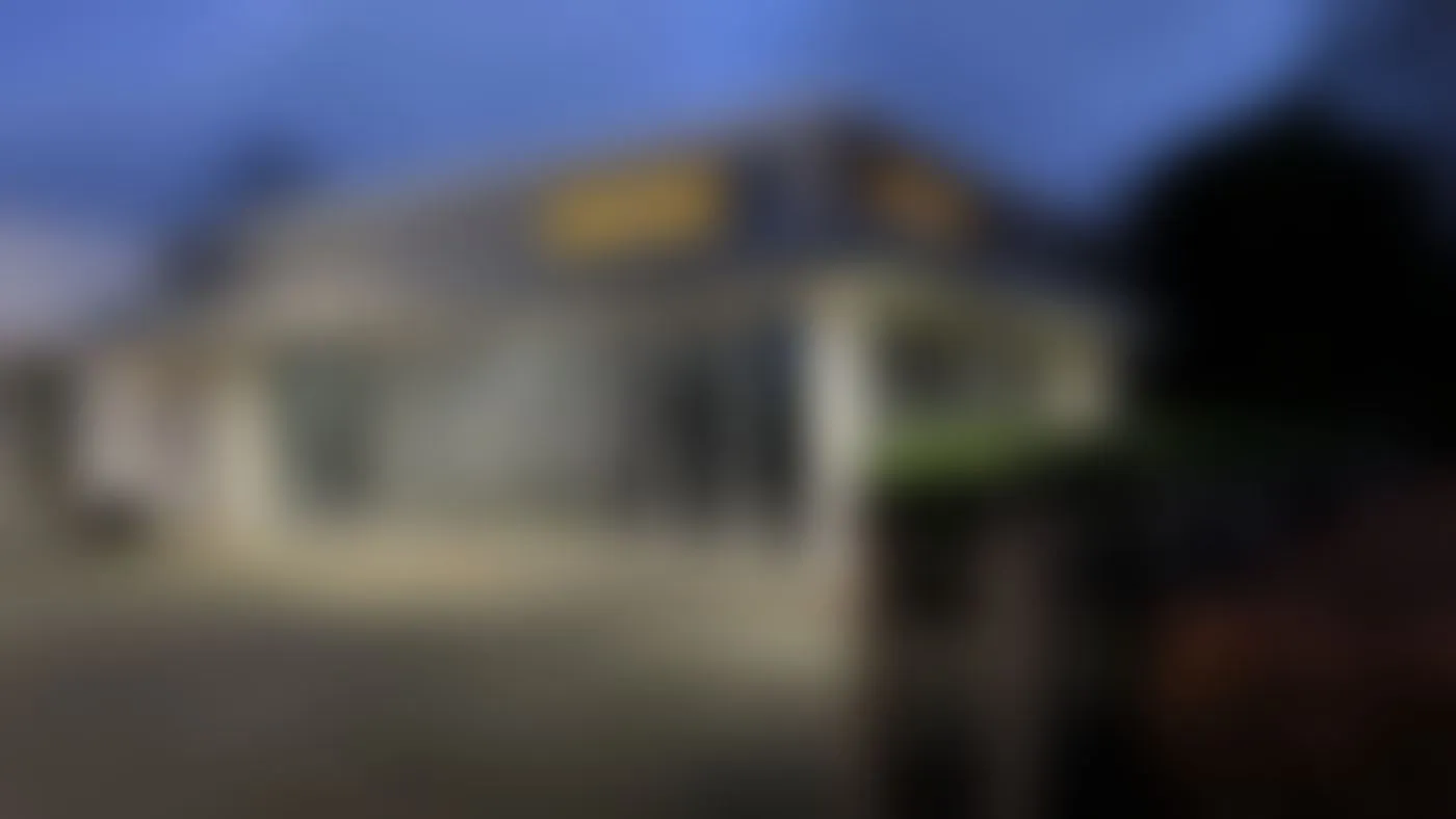 Geblurde foto van het nieuwe pand in Zwolle