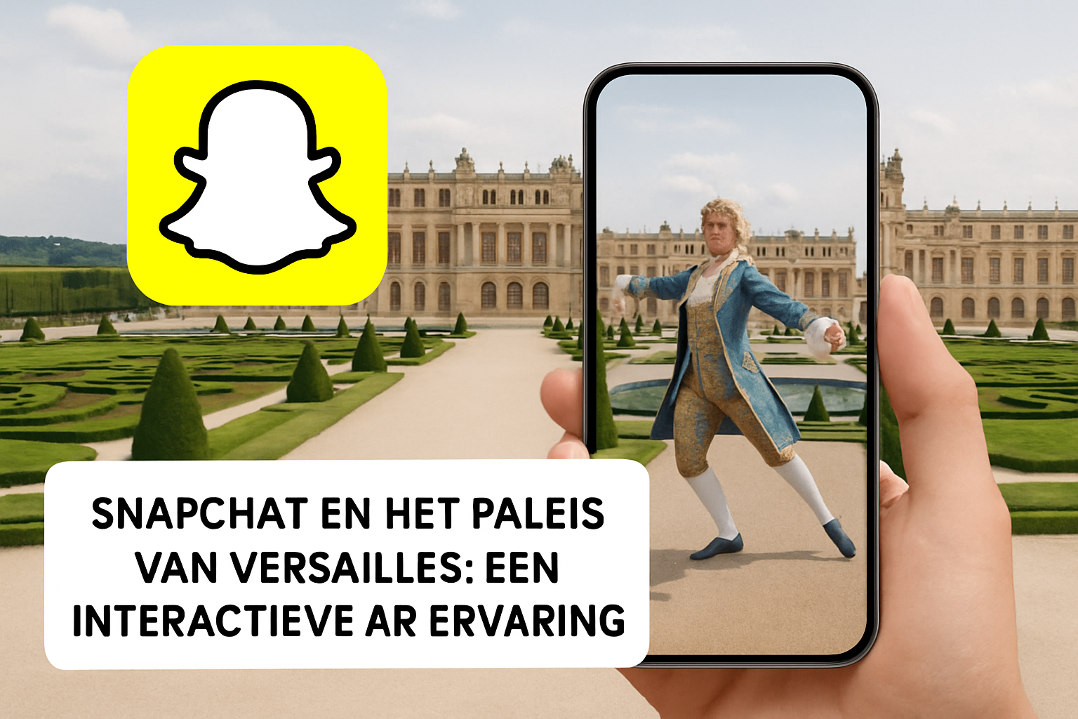 Snapchat en het Paleis van Versailles: Een Interactieve AR-ervaring