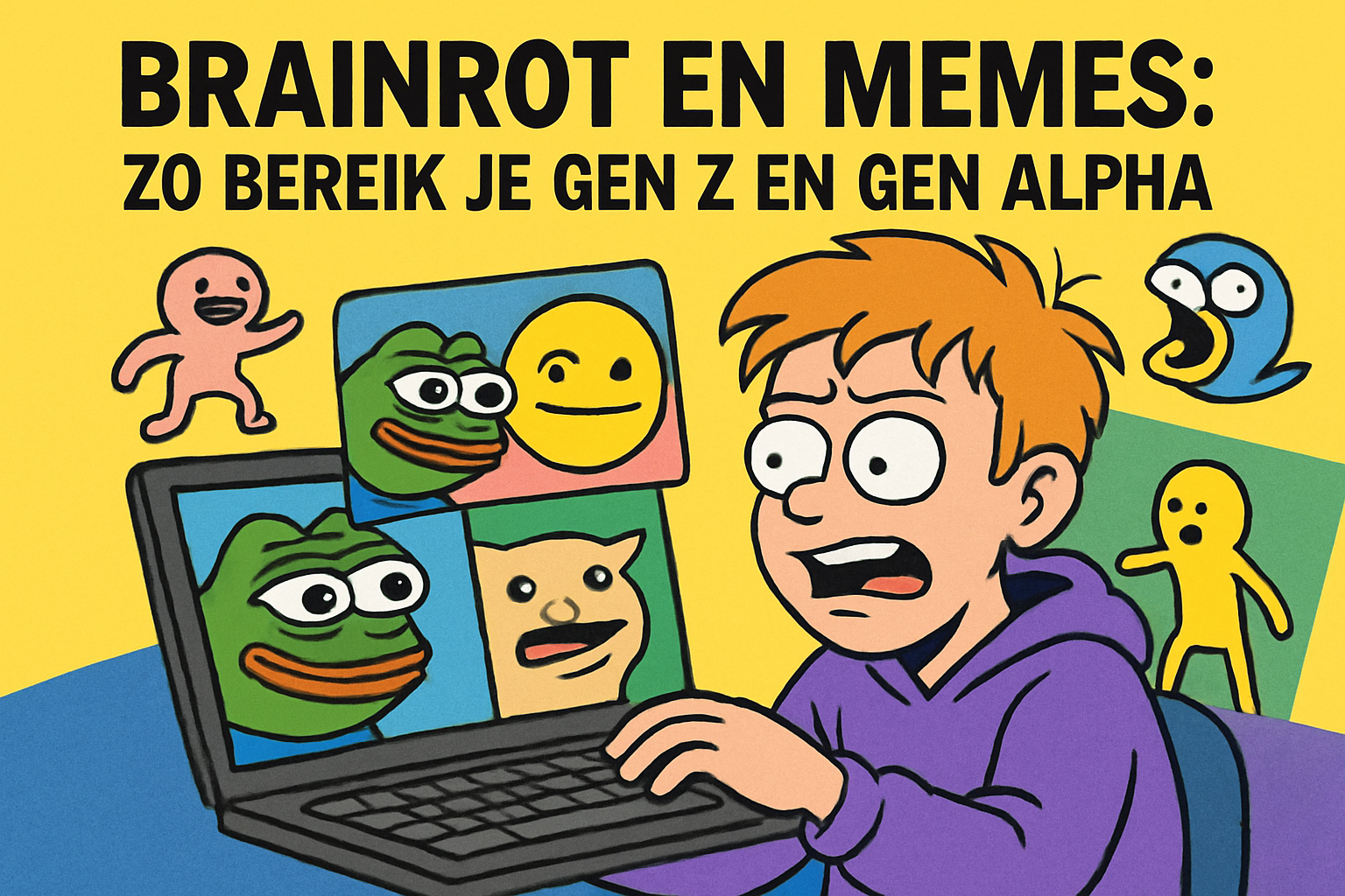 Brainrot en memes: zo bereik je Gen Z en Gen Alpha