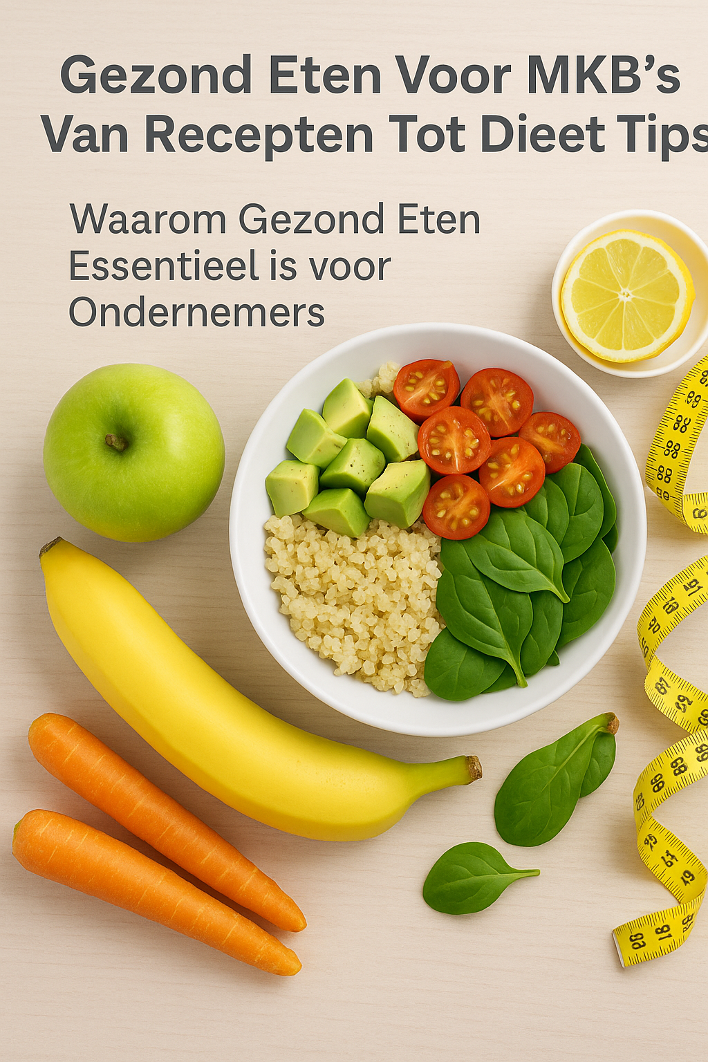 Gezond Eten Voor MKB'ers: Van Recepten Tot Dieet Tips