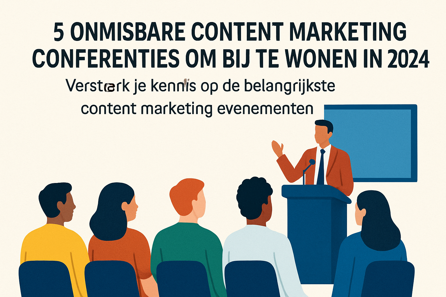 5 Onmisbare Content Marketing Conferenties om bij te Wonen in 2024