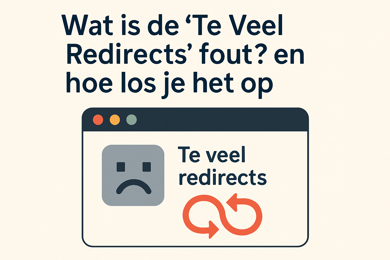 Wat is de 'Te Veel Redirects' Fout? en Hoe Los Je Het Op