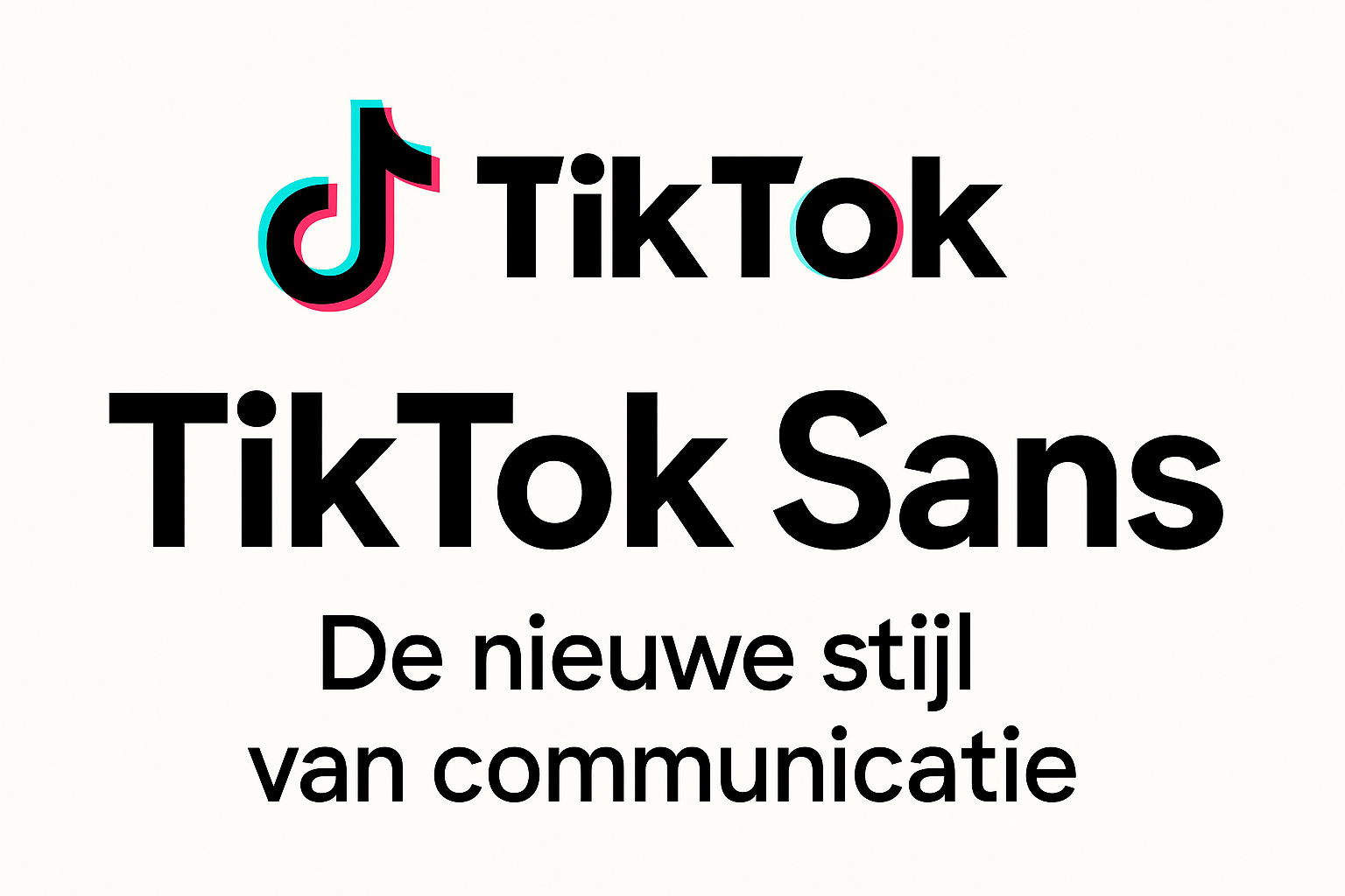 TikTok brengt eigen lettertype uit: TikTok Sans en wat dit voor jou betekent
