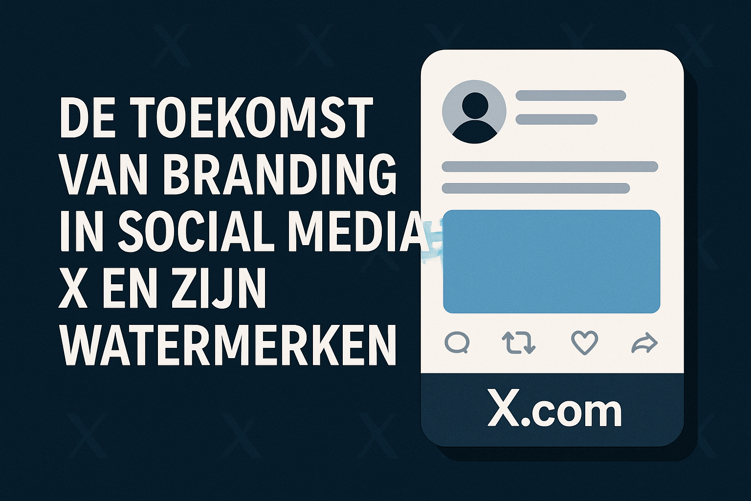 De Toekomst van Branding in Social Media: X en Zijn Watermerken