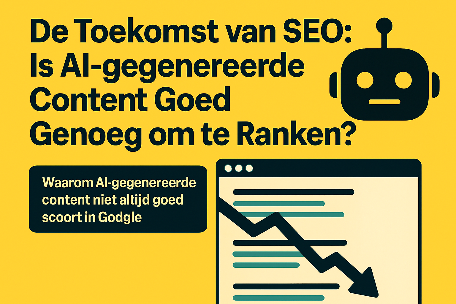 De Toekomst van SEO: Is AI-gegenereerde Content Goed Genoeg om te Rankken?
