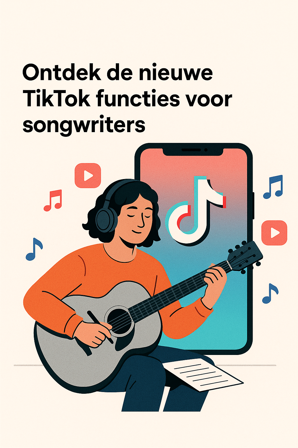 Ontdek de nieuwe TikTok functies voor songwriters