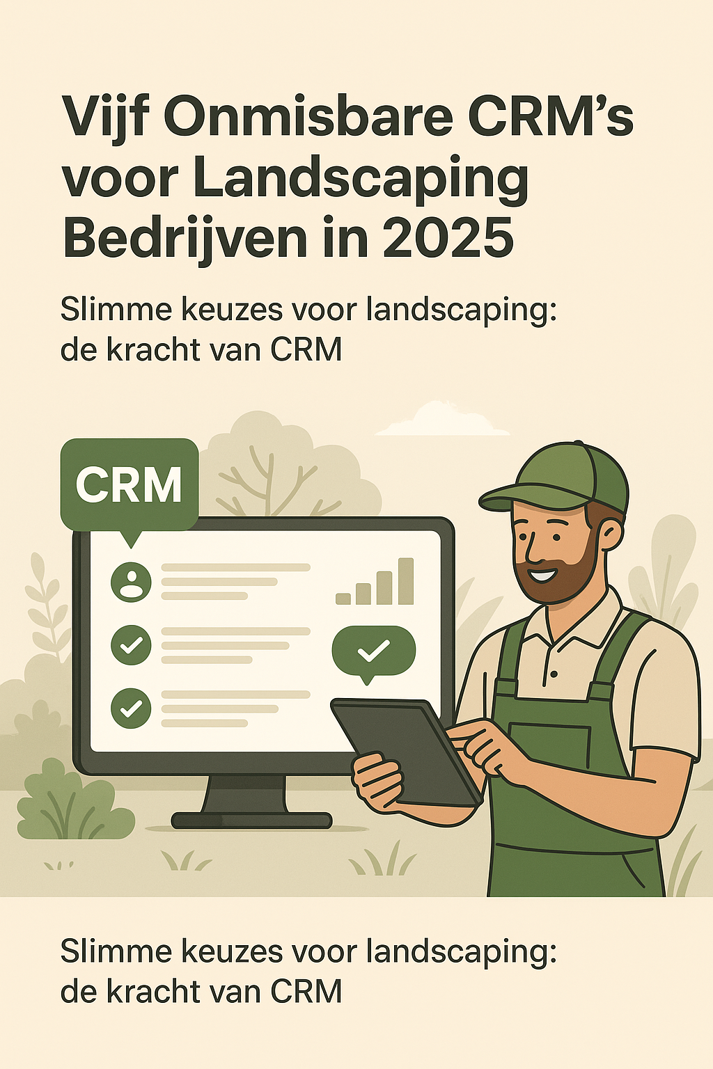 Vijf Onmisbare CRM's voor Landscaping Bedrijven in 2025