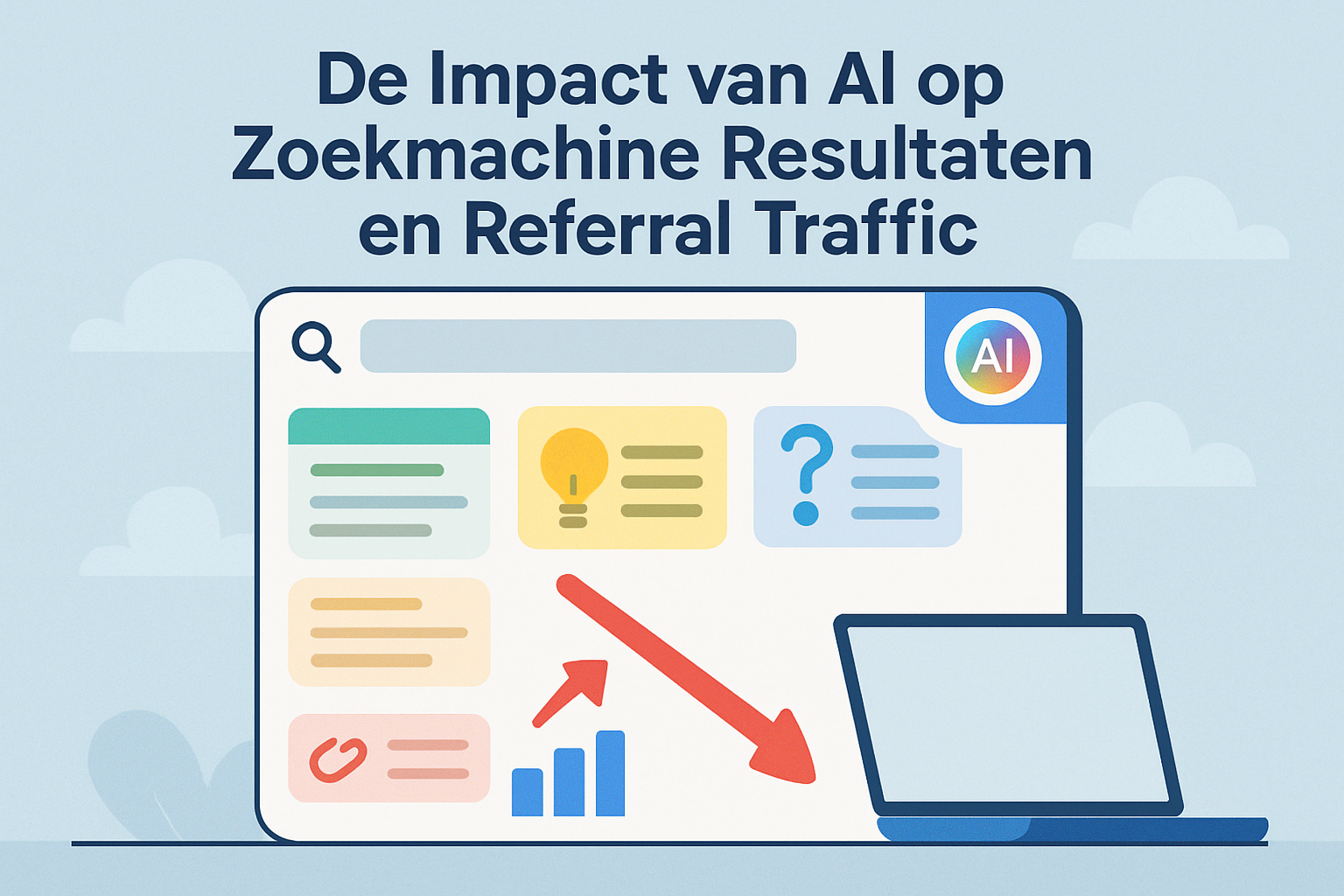 De Impact van AI op Zoekmachine Resultaten en Referral Traffic