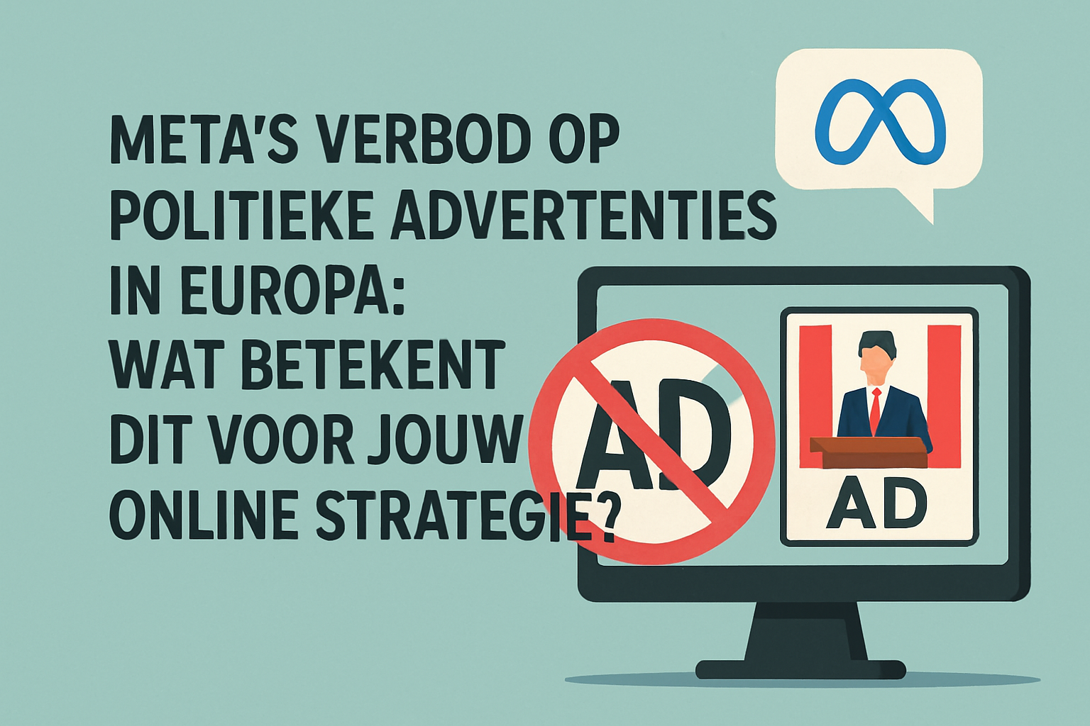 Meta's Verbod op Politieke Advertenties in Europa: Wat Betekent Dit voor Jouw Online Strategie?