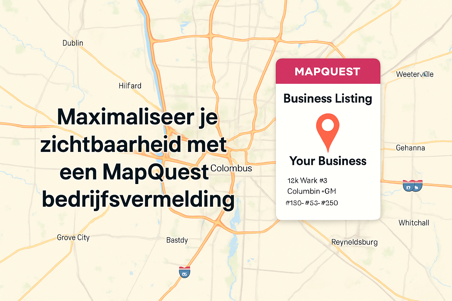 Maximaliseer je Zichtbaarheid met een MapQuest Bedrijfsvermelding