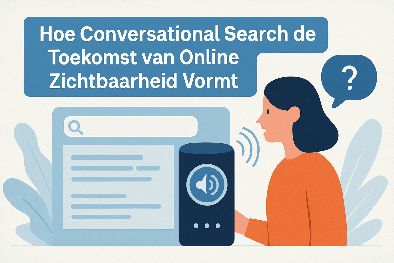 Hoe Conversational Search de Toekomst van Online Zichtbaarheid Vormt