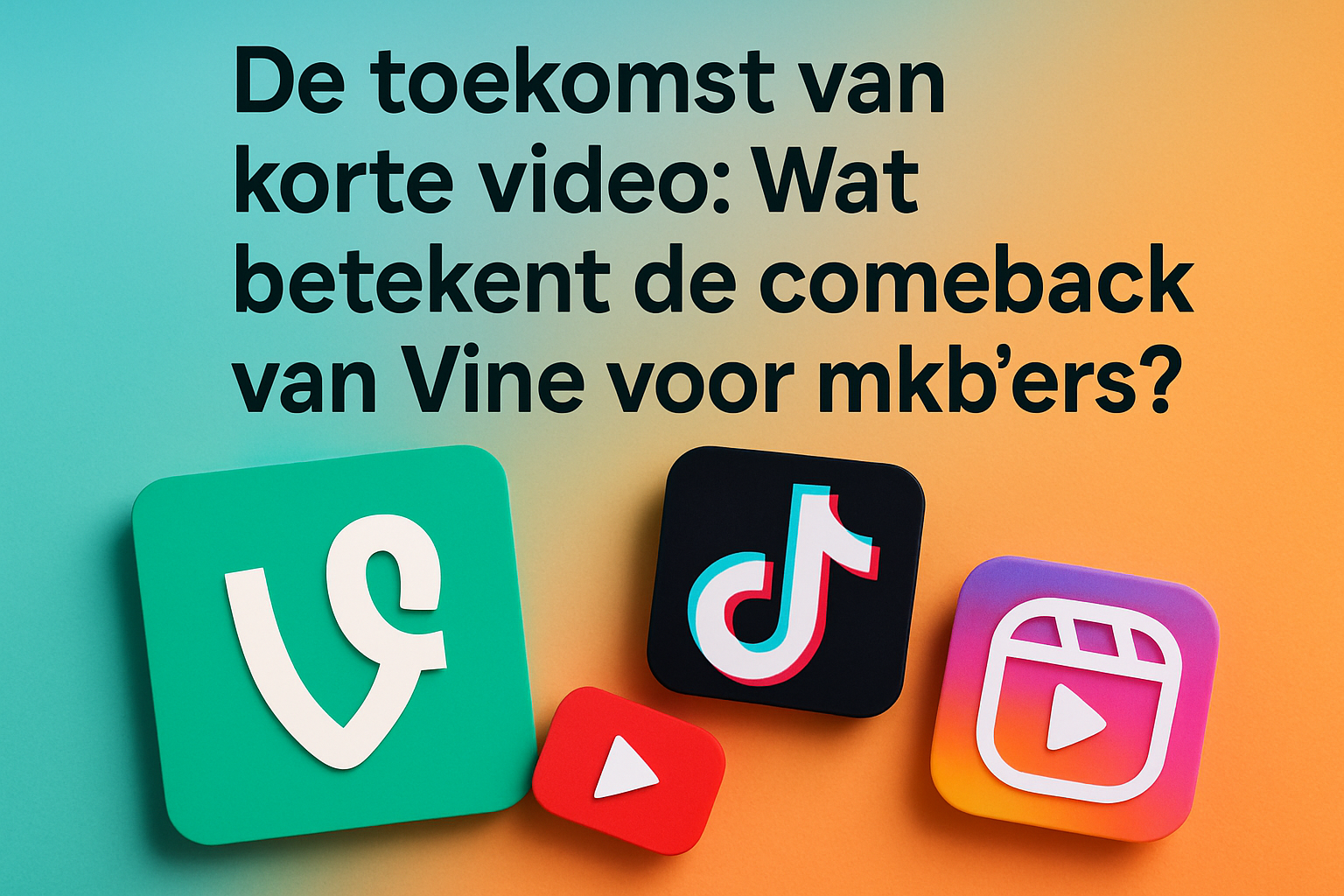 De Toekomst van Korte Video: Wat betekent de comebacks van Vine voor MKB'ers?