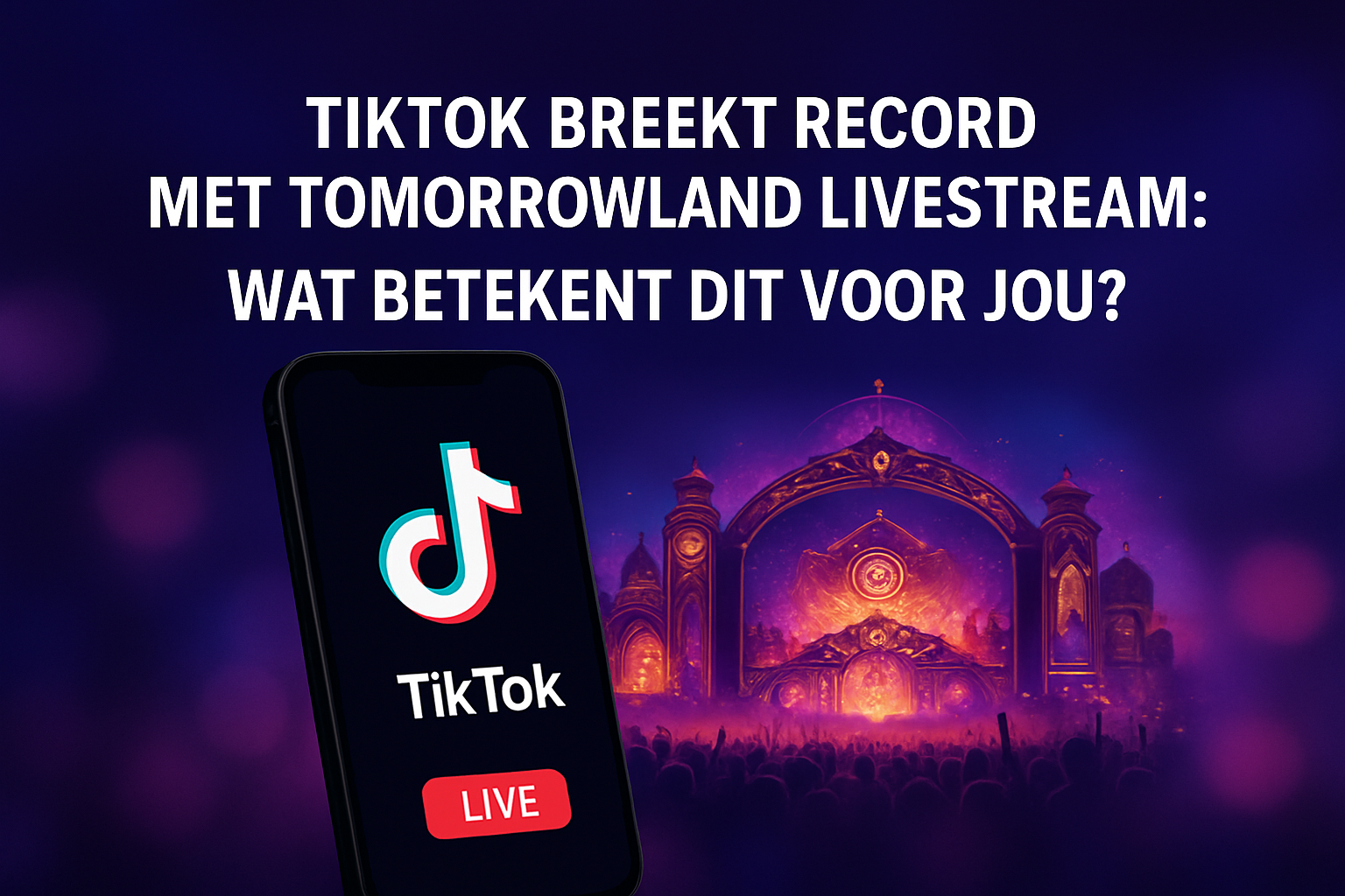 TikTok Breekt Record met Tomorrowland Livestream: Wat Betekent Dit Voor Jou?