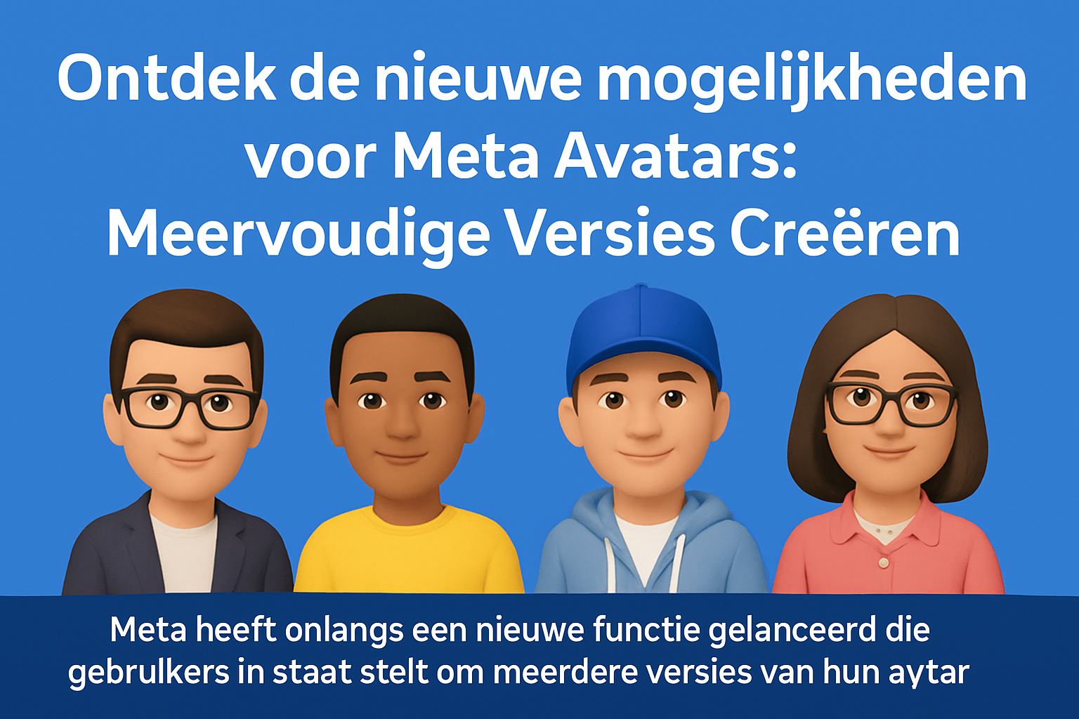 Ontdek de nieuwe mogelijkheden voor Meta Avatars: Meervoudige Versies Creëren