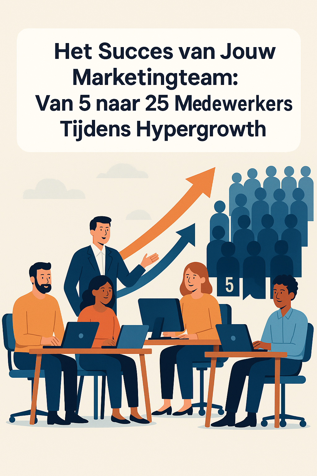 Het Succes van Jouw Marketingteam: Van 5 naar 25 Medewerkers Tijdens Hypergrowth