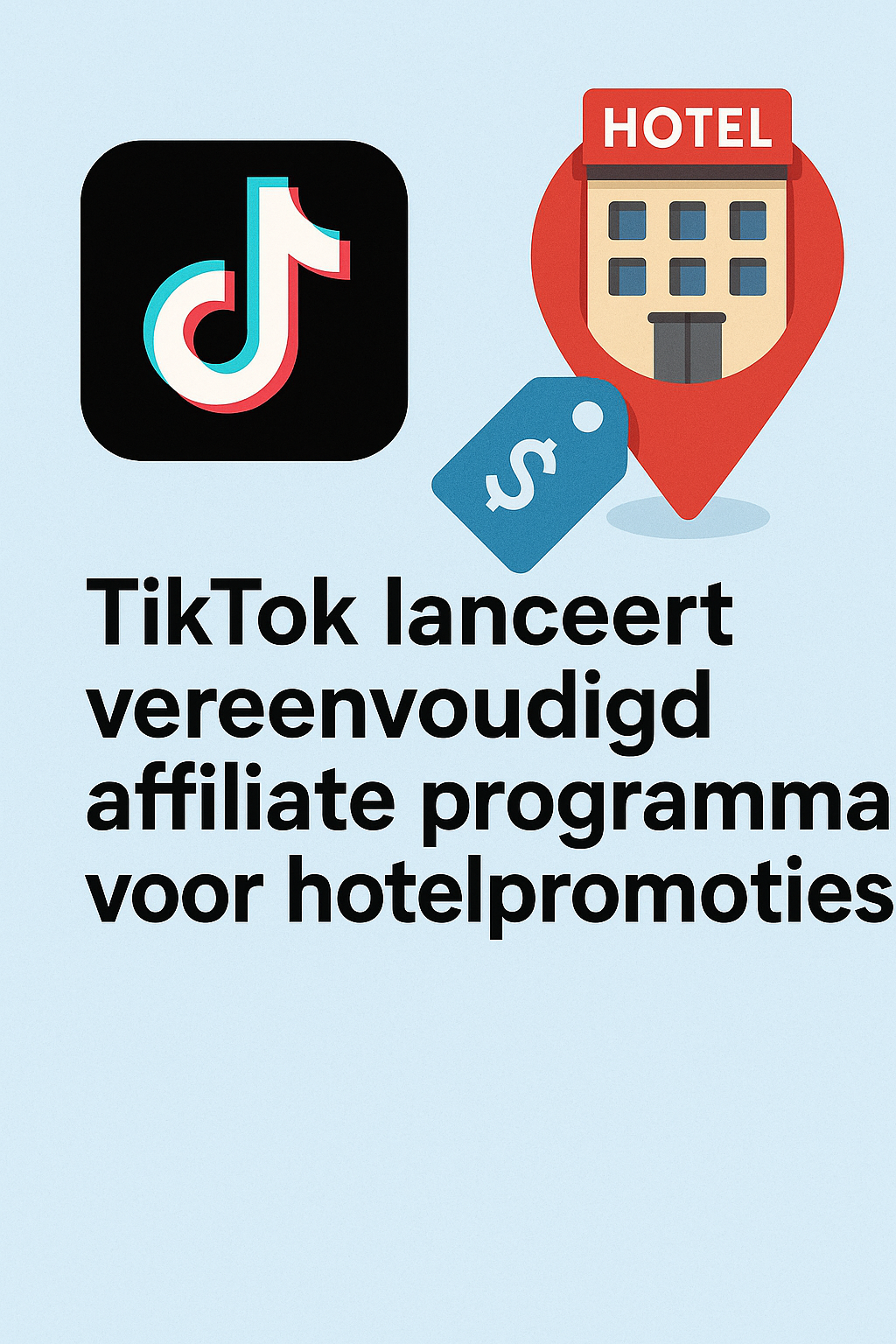TikTok lanceert vereenvoudigd affiliate programma voor hotelpromoties