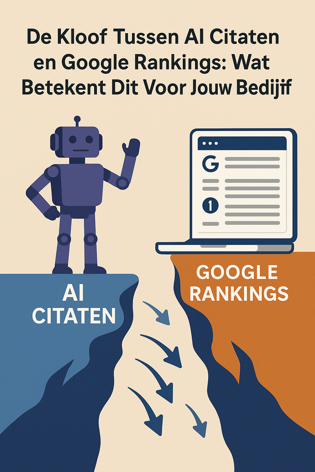 De Kloof Tussen AI Citaten en Google Rankings: Wat Betekent Dit Voor Jouw Bedrijf?