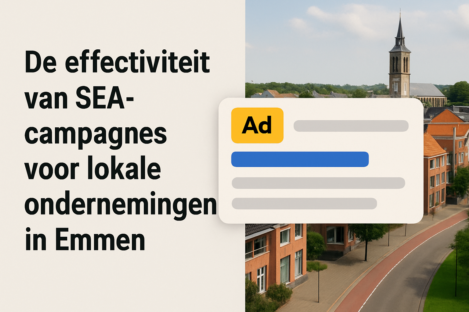 De effectiviteit van SEA-campagnes voor lokale ondernemingen in Emmen