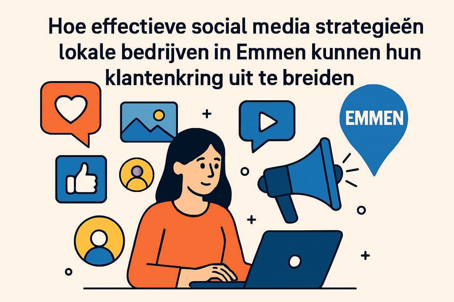 Hoe effectieve social media strategieën lokale bedrijven in Emmen kunnen helpen hun klantenkring uit te breiden